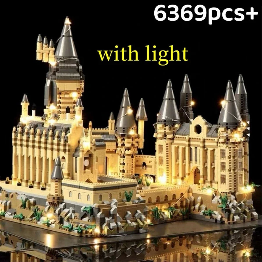 New Magic Hogwarts Castle Micro Building Blocks Street View Architecture Creative MOC Model Kit Kids Christmas Birthday Gifts