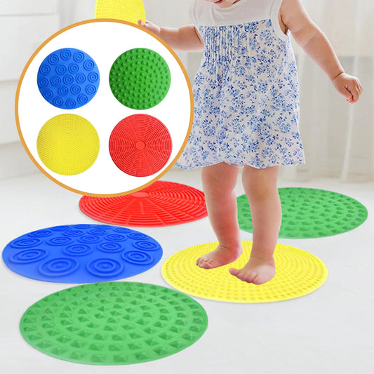 Sensory Stepping Circles Pad Textured Tactile Toy Assorted Textured Sensory Toys for Room Activity