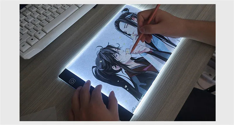 A4 Level Dimmable Led Drawing Copy Pad Board Children's Toy Painting Educational Kids Grow Playmates Creative Gifts For Children