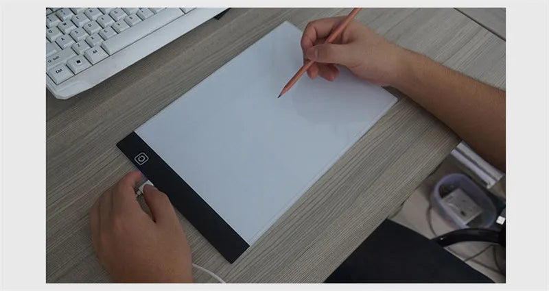 A4 Level Dimmable Led Drawing Copy Pad Board Children's Toy Painting Educational Kids Grow Playmates Creative Gifts For Children