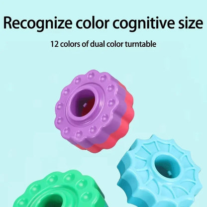 Rainbow Turret Stacking Ring – Fun, Learning, and Play in One!