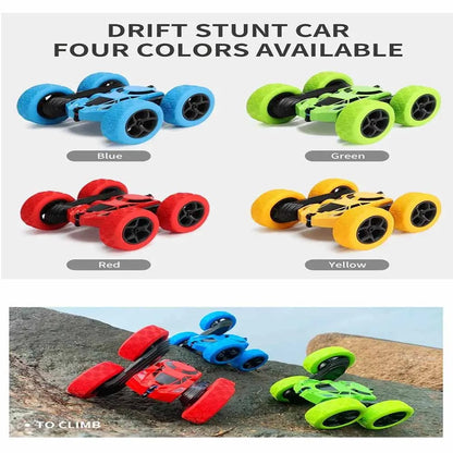 RC Stunt Car Children Double Sided Flip 2.4G Remote Control 360 Deree Rotation Off Road Drift RC Car Gifts For Kids Adults Boys