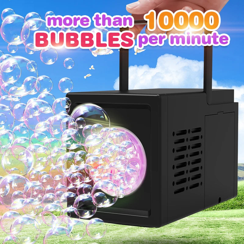 10 hole handheld bubble machine bubble gun Wedding Outdoor children's handheld outdoor toys without battery and bubble water