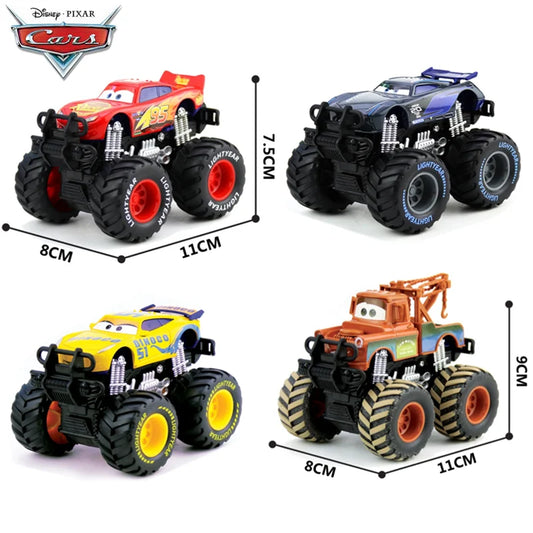 Cars Lightning McQueen Mater 4WD-4 Wheel Drive Racing Car Toys Inertial Off-road Vehicle Cars Kids Christmas Gifts