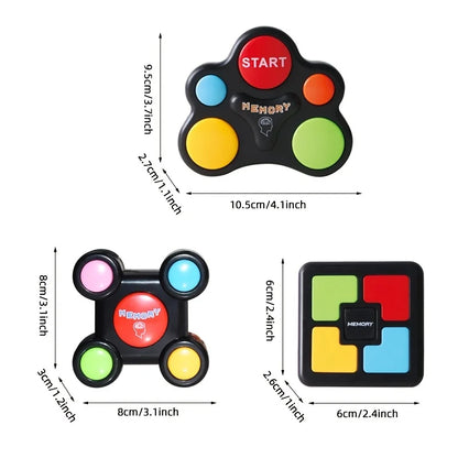 Educational Memory Game Machine with Lights Sounds Toy Interactive Game Memory Training Game Machine Funny Toys for Children