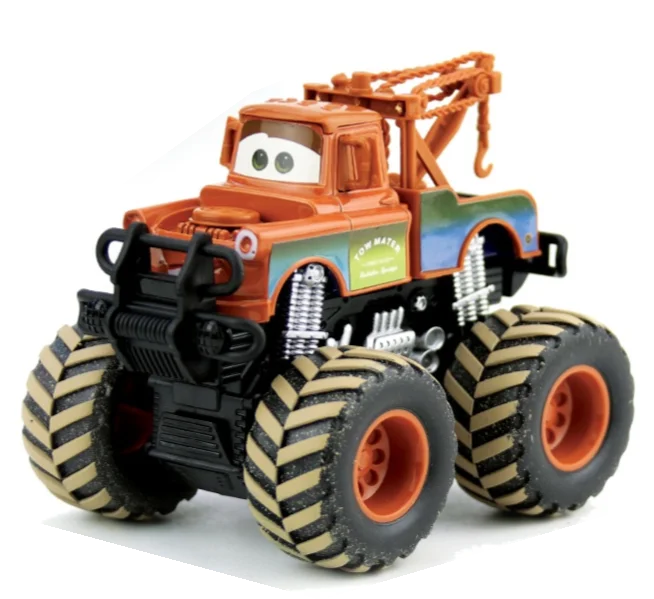 Cars Lightning McQueen Mater 4WD-4 Wheel Drive Racing Car Toys Inertial Off-road Vehicle Cars Kids Christmas Gifts