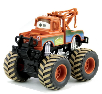 Cars Lightning McQueen Mater 4WD-4 Wheel Drive Racing Car Toys Inertial Off-road Vehicle Cars Kids Christmas Gifts