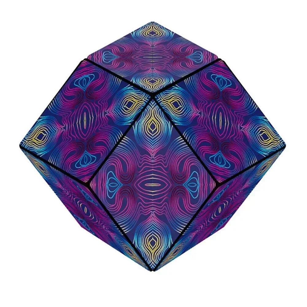 3D Dreamy Changeable Magnetic Magic Square Infinite Flippig Geometry Puzzle Game Antistress Fidget Toy Children Birthday Gift
