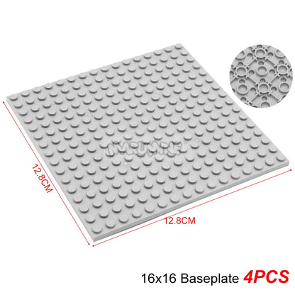 Marumine Building Blocks Double-sided Base Plate 16x16 91405 Assemble Parts MOC Bricks Baseplate Idea House Construction Board