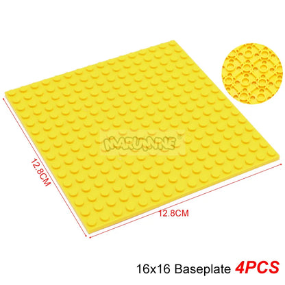 Marumine Building Blocks Double-sided Base Plate 16x16 91405 Assemble Parts MOC Bricks Baseplate Idea House Construction Board