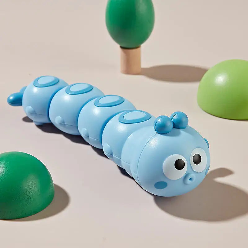 Funny Colorful Animals Worm Reptile Clockwork Crawling Toy Rocky Swing Wind up Toy