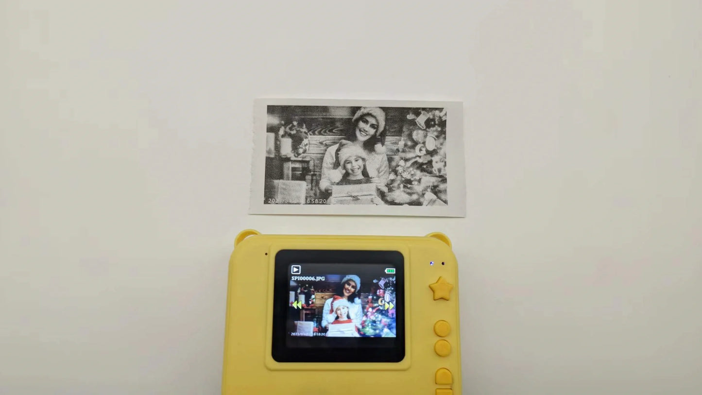 Digital Children Camera Photography Instant Print Photo Kids Video Recorder Mini Thermal Printer Video Educational Birthday Gift