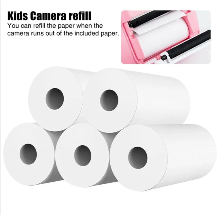 Digital Children Camera Photography Instant Print Photo Kids Video Recorder Mini Thermal Printer Video Educational Birthday Gift