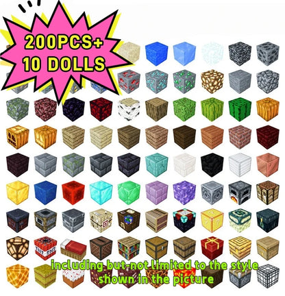 500pcs DIY Magnetics Building Blocks Mini World Magnetic World Kids DIY Model Building Blocks Puzzle Blocks For Children's TOYS