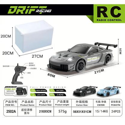 2026 New, Limited Edition Rc Drift GT3 RS 911 mi SU7 1:24 Drift Racing Car, Racing Kids Gift with High Speed Remote Control