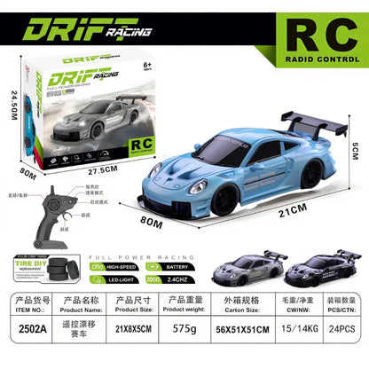 2026 New, Limited Edition Rc Drift GT3 RS 911 mi SU7 1:24 Drift Racing Car, Racing Kids Gift with High Speed Remote Control
