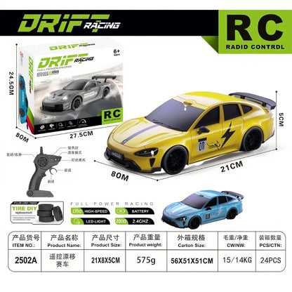 2026 New, Limited Edition Rc Drift GT3 RS 911 mi SU7 1:24 Drift Racing Car, Racing Kids Gift with High Speed Remote Control