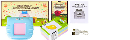 Talking Flash Cards Early Educational Toys  Baby Boys Girls Preschool Learning Reading Machine  Interactive Gift