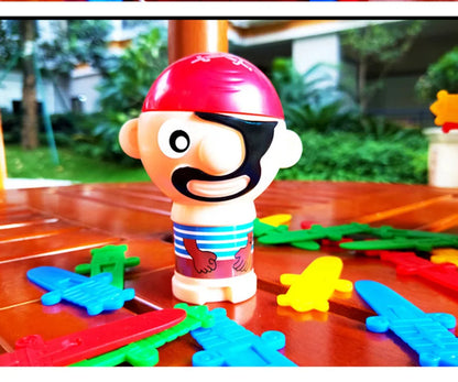 New Funny Pirate Barrel Toys Lucky Game Jumping Pirates Bucket Sword Stab Pop Up Tricky Toy Family Jokes For Child Kid Gift