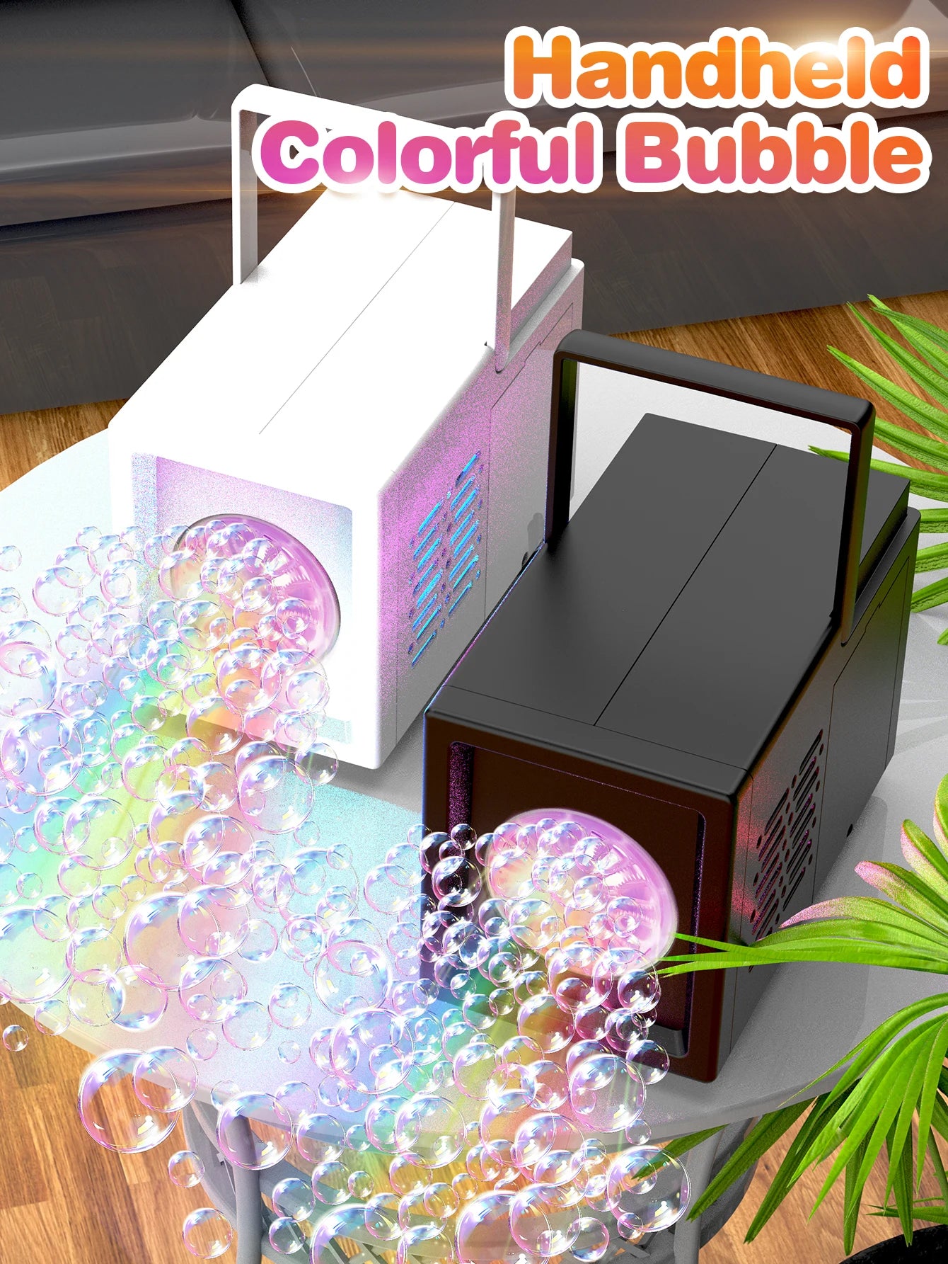 10 hole handheld bubble machine bubble gun Wedding Outdoor children's handheld outdoor toys without battery and bubble water