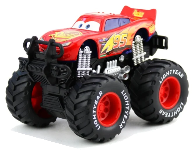Cars Lightning McQueen Mater 4WD-4 Wheel Drive Racing Car Toys Inertial Off-road Vehicle Cars Kids Christmas Gifts