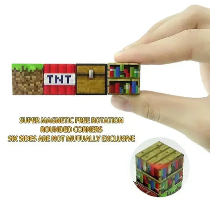500pcs DIY Magnetics Building Blocks Mini World Magnetic World Kids DIY Model Building Blocks Puzzle Blocks For Children's TOYS