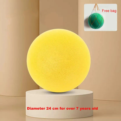 Diameter 24/22/18cm Silent High Density Foam Sports Ball Indoor Mute Basketball Soft Elastic Ball Children Sports Toy Games