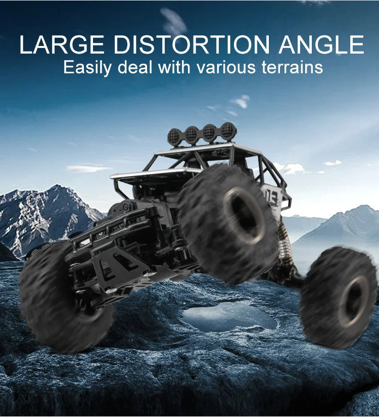 Oike RC Car Remote Control Climbing Vehicle Outdoor All Terrain Off-road Trucks 4WD Racing Drift Cars Toy Gift for Kids Adults