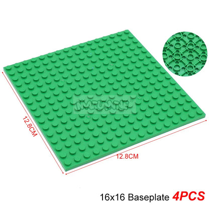Marumine Building Blocks Double-sided Base Plate 16x16 91405 Assemble Parts MOC Bricks Baseplate Idea House Construction Board