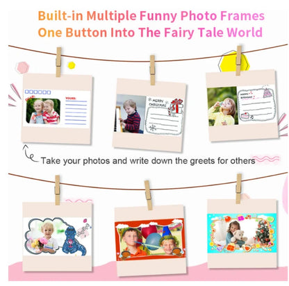 Digital Children Camera Photography Instant Print Photo Kids Video Recorder Mini Thermal Printer Video Educational Birthday Gift