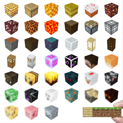50-400pcs Mine Magnetic Building Block World Magnet Cube Set for Boys Girls Kid  DIY Model Children Sensory Toy Christmas Gift