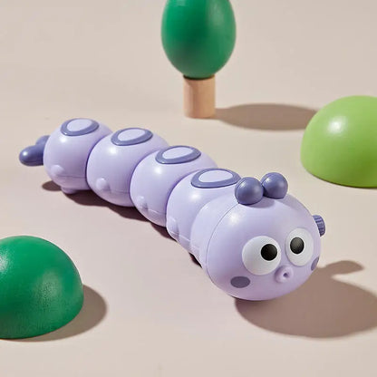 Funny Colorful Animals Worm Reptile Clockwork Crawling Toy Rocky Swing Wind up Toy