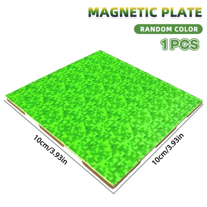 1/2/4/10 PCS Magnetic Base Plate Variety Baseplates Match DIY Magnetic Building Blocks Toys for Boys and Girls Children Gift