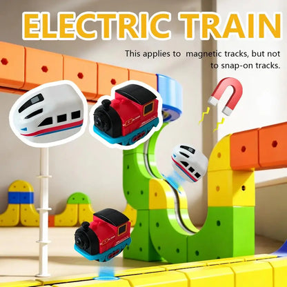 1pcs Magnetic Magical Track Car Toys Magnetic Children'S Puzzle Toy For Diy Track Rails Toys