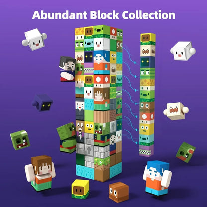 Magnetic Building Blocks Mine World Magnet Pink Girly Heart Blossom Cave Plant Zombies Cubes Set Brick Cube Toys Children Gifts