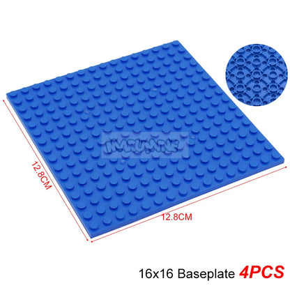 Marumine Building Blocks Double-sided Base Plate 16x16 91405 Assemble Parts MOC Bricks Baseplate Idea House Construction Board