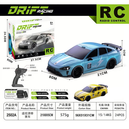 2026 New, Limited Edition Rc Drift GT3 RS 911 mi SU7 1:24 Drift Racing Car, Racing Kids Gift with High Speed Remote Control