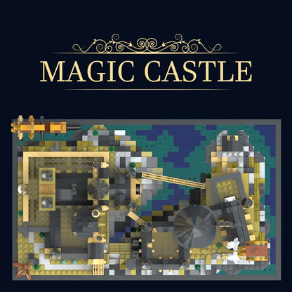 2700+pcs Wizardry Castle Micro Size Blocks Sets Gothic Building DIY Bricks Model for Kids Adults Christmas Gifts Room Ornaments