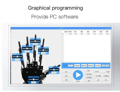 STEM For Arduino STM32 Bionic Robot Palm Hand Manipulator Open Source Code 5 Hands Educational Kit with Ps2/Somatosensory Gloves