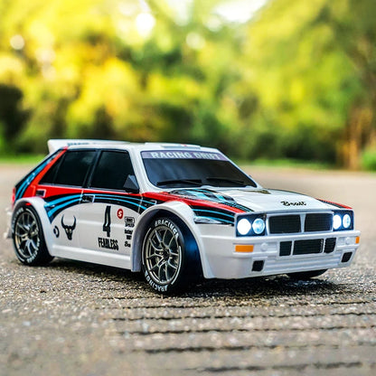 2025 New 4WD RC Car 1:24 Scale Four-wheel Drive Drift With Two Speed Settings 20 km/h LED Light Children Toys Rechargeable SG204