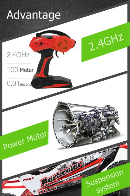 1:12 / 1:16 4WD RC Car 2.4G Radio Control Car Buggy Off-Road Remote Control Cars  Trucks Boys Toys for Children