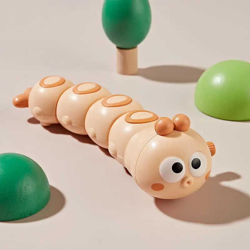 Funny Colorful Animals Worm Reptile Clockwork Crawling Toy Rocky Swing Wind up Toy