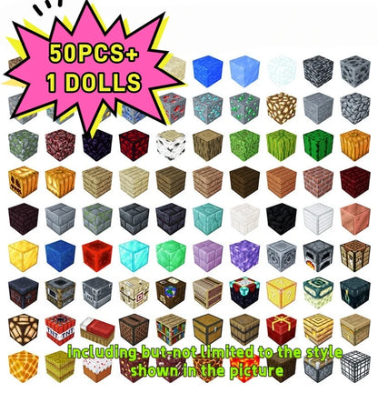 500pcs DIY Magnetics Building Blocks Mini World Magnetic World Kids DIY Model Building Blocks Puzzle Blocks For Children's TOYS