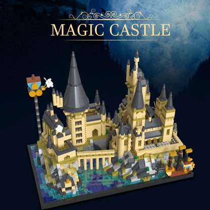 2700+pcs Wizardry Castle Micro Size Blocks Sets Gothic Building DIY Bricks Model for Kids Adults Christmas Gifts Room Ornaments
