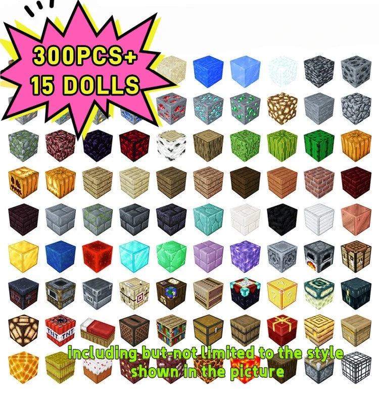 500pcs DIY Magnetics Building Blocks Mini World Magnetic World Kids DIY Model Building Blocks Puzzle Blocks For Children's TOYS