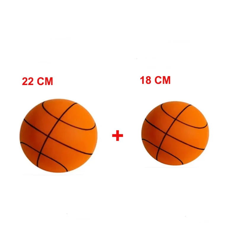 Diameter 24/22/18cm Silent High Density Foam Sports Ball Indoor Mute Basketball Soft Elastic Ball Children Sports Toy Games