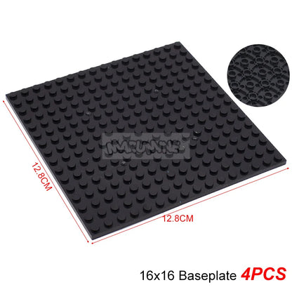 Marumine Building Blocks Double-sided Base Plate 16x16 91405 Assemble Parts MOC Bricks Baseplate Idea House Construction Board
