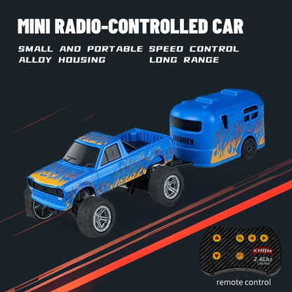 New RC Car MINI Alloy 1/64 Remote Control Car Convenient to Carry 60 Minutes of Work Time Children's Gifts Electronic Toys