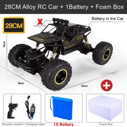 Oike RC Car Remote Control Climbing Vehicle Outdoor All Terrain Off-road Trucks 4WD Racing Drift Cars Toy Gift for Kids Adults
