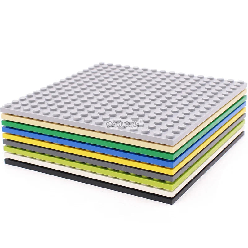 Marumine Building Blocks Double-sided Base Plate 16x16 91405 Assemble Parts MOC Bricks Baseplate Idea House Construction Board